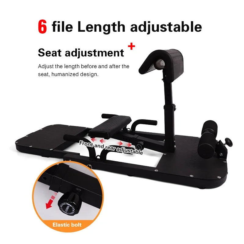 Gym Equipment Abdominal Hip Leg Trainer Adjustable Sissy Squat Machine Leg Exerciser Equip