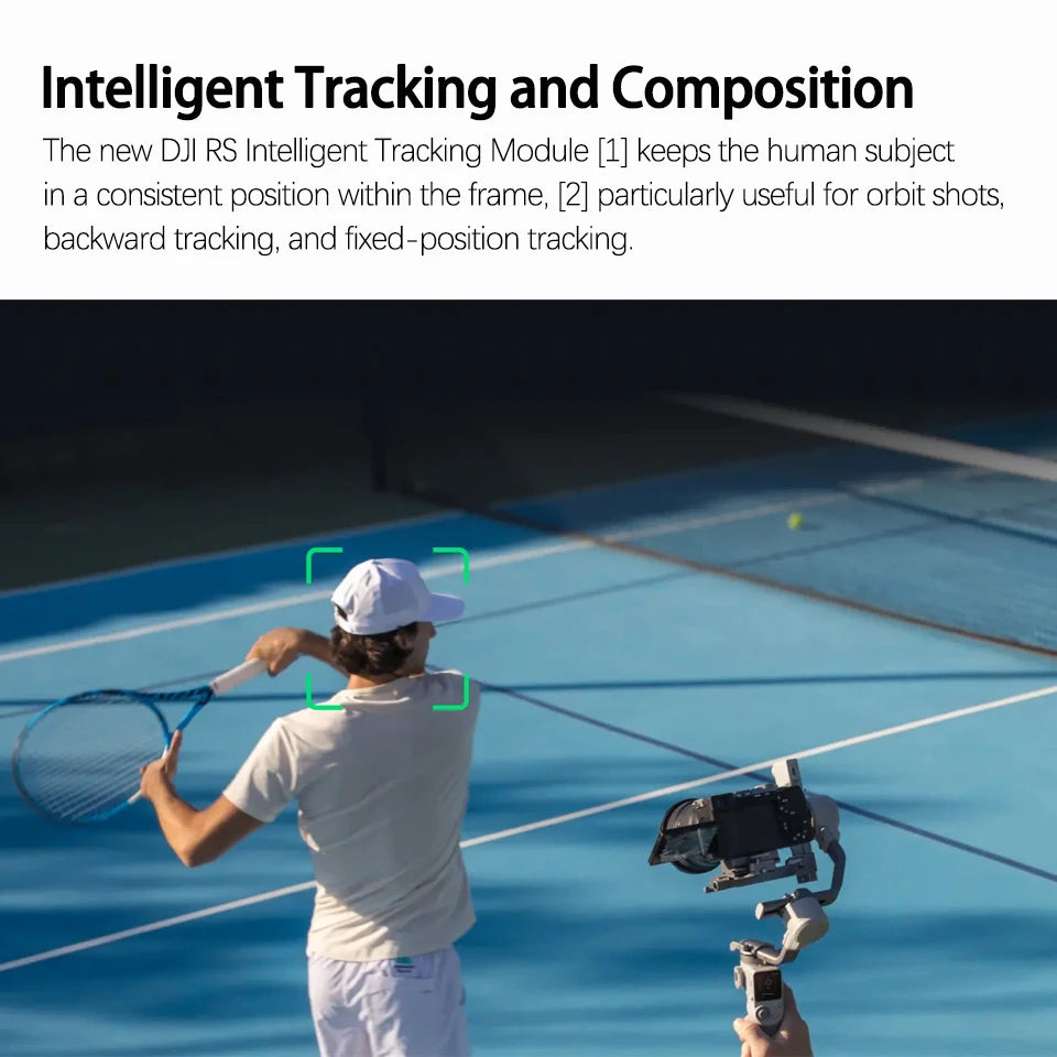 DJI RS 4 Mini Handheld Gimbal Stabilizer Intelligent Tracking and Composition Automated Axis Locks for Camera and Phone