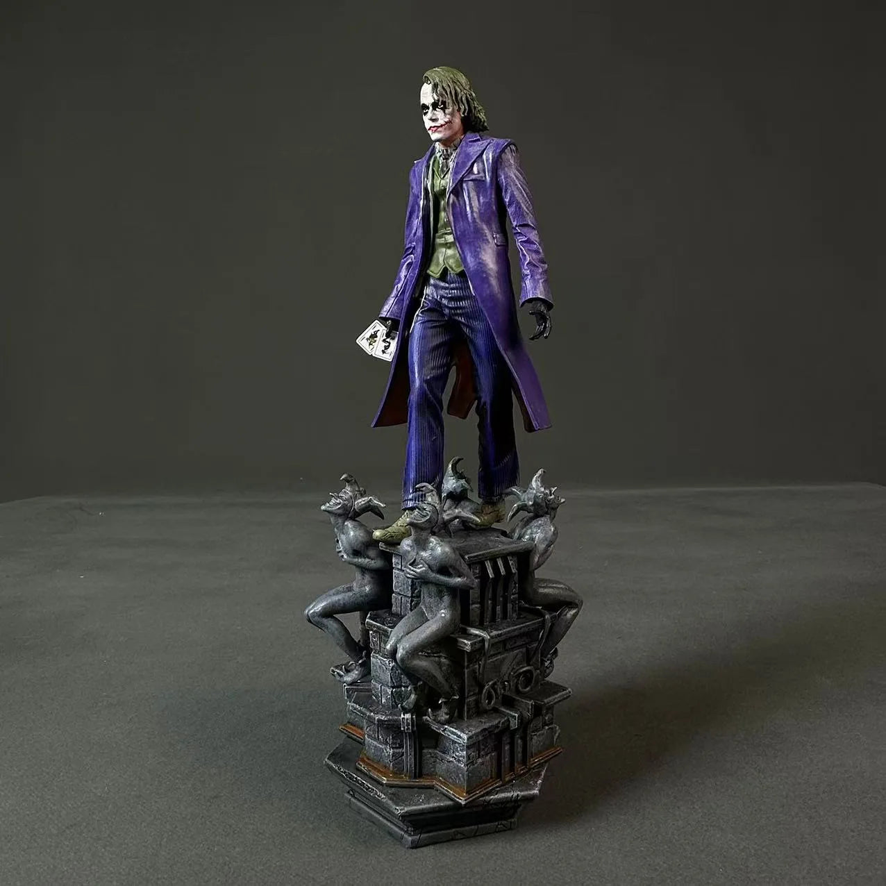 Dark Knight Batman DC Brazilian Factory Heath Ledger Joker 1/10 Scale Resin GK Statue Model Collectible Toy Action Figure