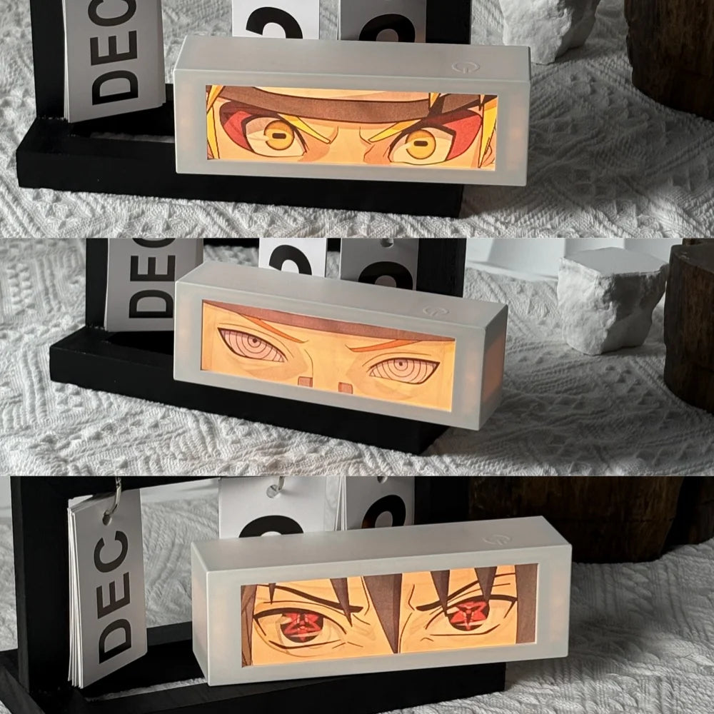 LED Anime Motion Light Box for Bedroom Decoration  Box Birthday Gifts Bedside Night Lamp Table Lamps Room Halloween