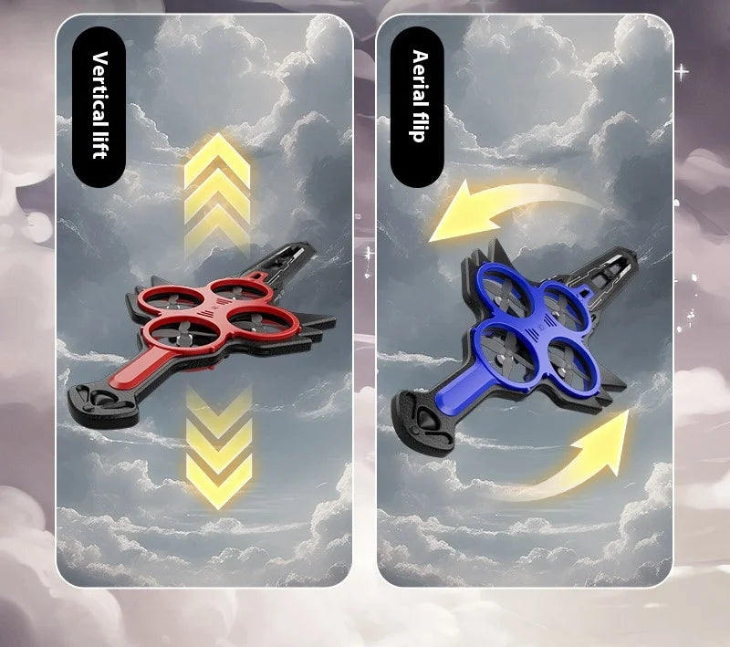 Hand-Gesture Controlled Flying Sword Toy Drone Sword Shaped Remote Control Rc Airplane For Kids Adults 360° Flip Durable Boy toy