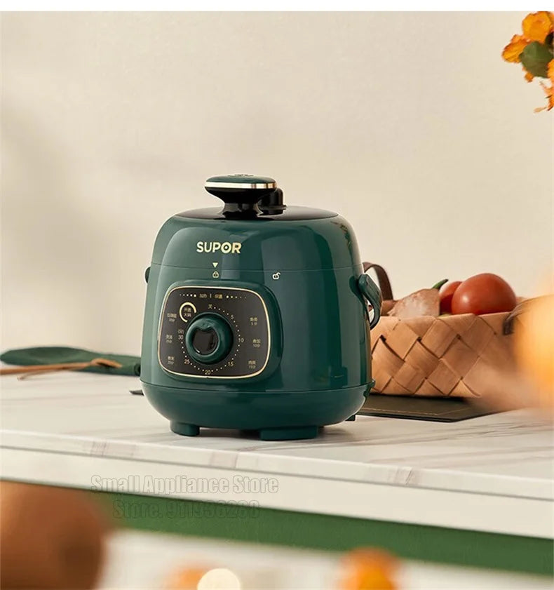 SUPOR Electric Pressure Cooker 1.8L Rice Cooker 70KPA Multifunctional 220V Household Kitchen Appliance For Dormitory Office