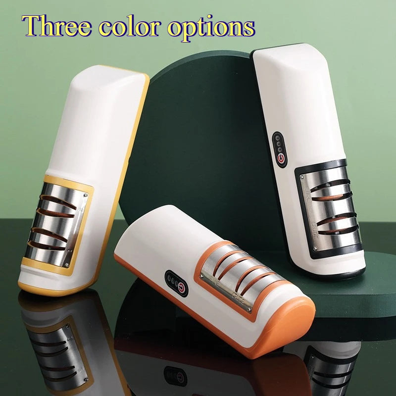 Home Accessories Kitchens Electric Knife Sharpener Three Color Choices Sharpener for Knives Multifunctional Kitchen Accessory