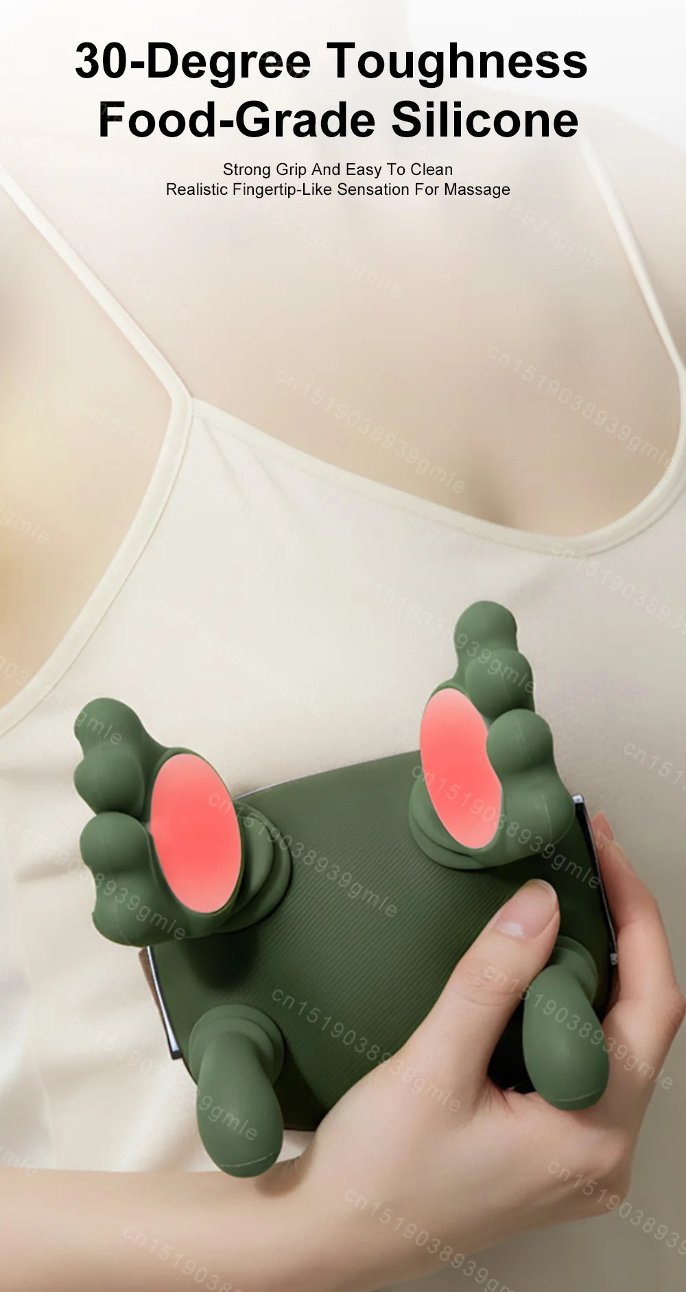 Bionic Neck Shoulder Massager Heated Back Massagers Electric Kneading Muscles Massage Pillow Neck Waist Leg Body ﻿3-Level Modes