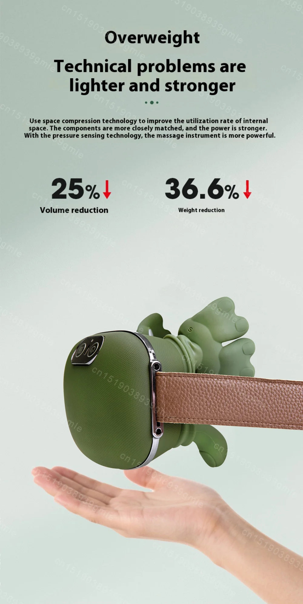 Bionic Neck Shoulder Massager Heated Back Massagers Electric Kneading Muscles Massage Pillow Neck Waist Leg Body ﻿3-Level Modes