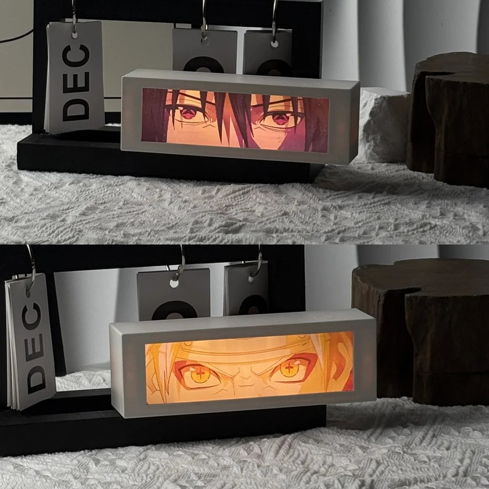 LED Anime Motion Light Box for Bedroom Decoration  Box Birthday Gifts Bedside Night Lamp Table Lamps Room Halloween