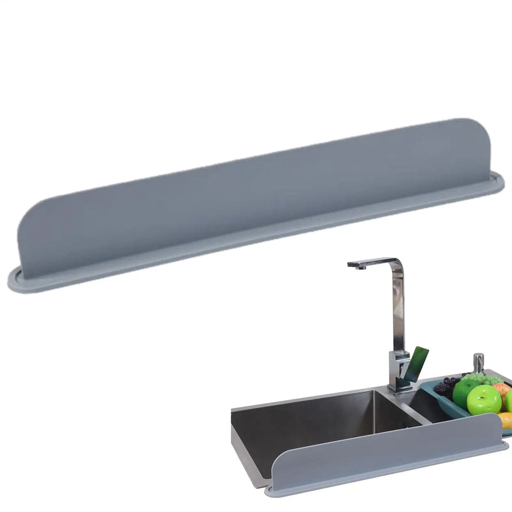 Faucet Splash Guard Silicone Water Splash Guard 20.47 Inches Splashproof Board Sink Protector Waterproof for Washing Daily Use