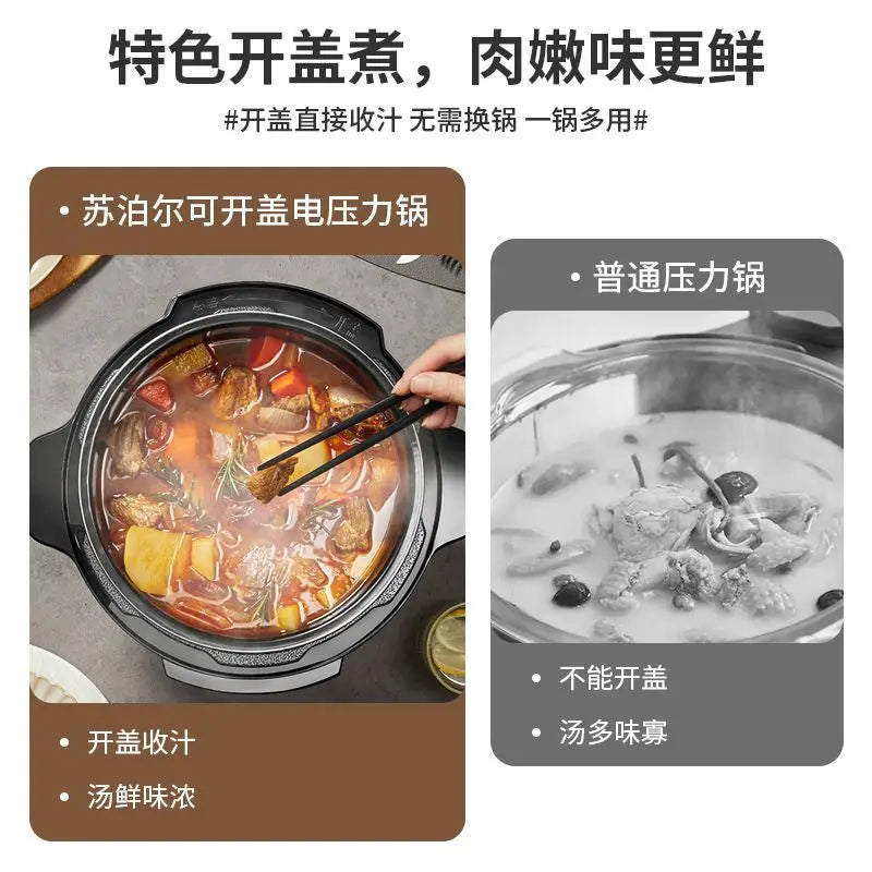 Supor electric pressure cooker pressure cooker household kitchen 6L liter  intelligent automatic rice cooker new