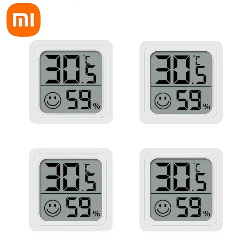 Xiaomi 1/4pcs Mini LCD Digital Thermometer Hygrometer Indoor Room Temperature Humidity Meter Sensor Gauge Weather Station Set