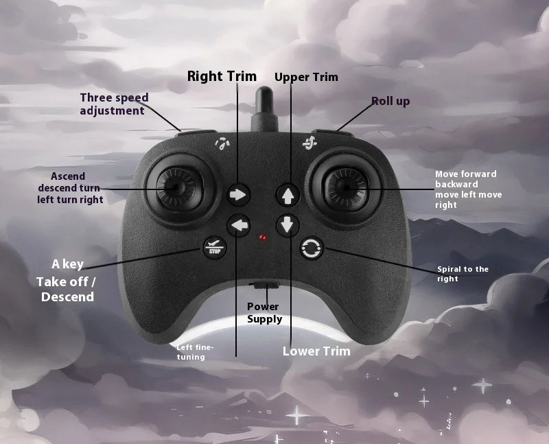 Hand-Gesture Controlled Flying Sword Toy Drone Sword Shaped Remote Control Rc Airplane For Kids Adults 360° Flip Durable Boy toy