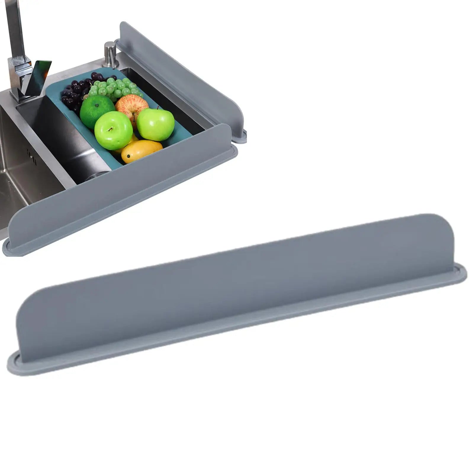 Faucet Splash Guard Silicone Water Splash Guard 20.47 Inches Splashproof Board Sink Protector Waterproof for Washing Daily Use