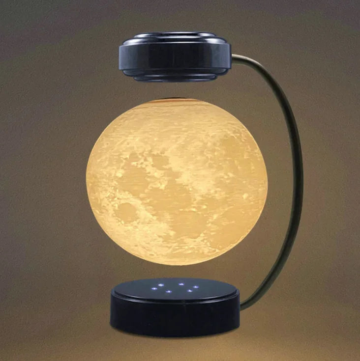 Magnetic Levitation Moon Lamp 3D Creative Suspended Moon Lamp Home Creative Suspended Ornaments