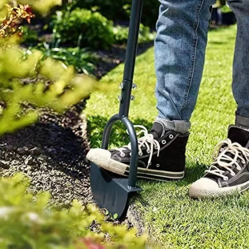 Half Moon Edger Garden Grass Manual Trimming Shovel Lawn Mowing Weeding Tools Serrated Edger Lawn Tools Landscaping Edging Tools