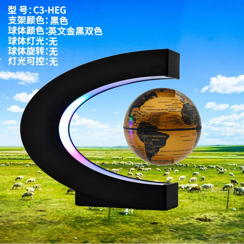 Magnetic Floating Levitation Globe LED World Map Electronic Antigravity Lamp Novelty Ball Light Home Decor Lamps Birthday Gifts