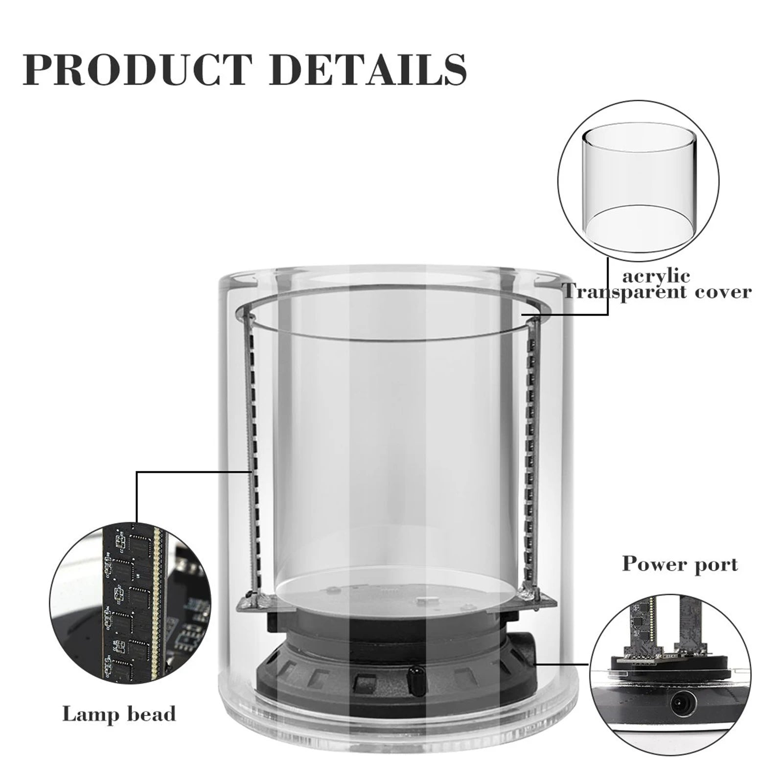 3D Hologram Projector Fan 360 Degree Viewing Angle Cylindrica Screen Advertising Display Machine LED Light Beads WIFI Control