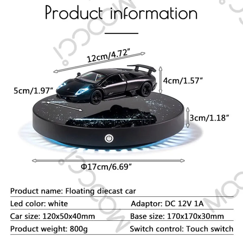 Magnetic Levitating Car 360° Free Rotation, Home Office Docoration, Unique Business Gift, Creative Gift