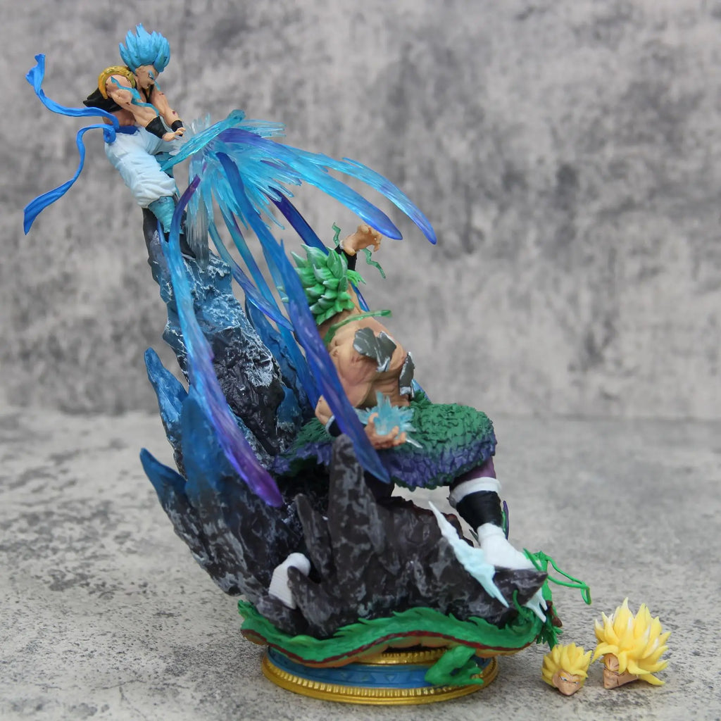 Anime Figure Dragon Ball Broly Vs Gogeta Figure Broly Figure Model Pvc Statue Dolls Collection Toy Decoration Christmas Toy Gift