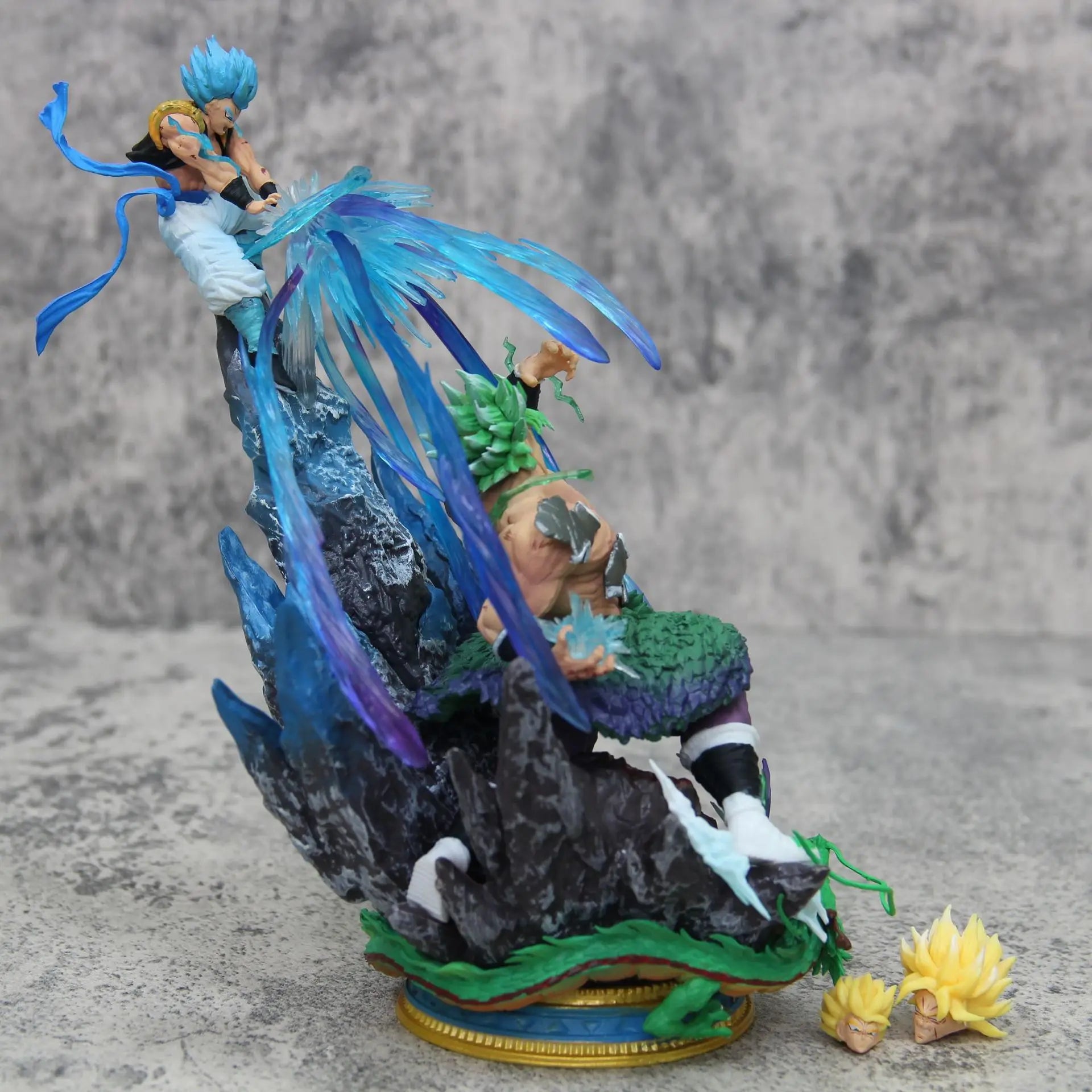 Anime Figure Dragon Ball Broly Vs Gogeta Figure Broly Figure Model Pvc Statue Dolls Collection Toy Decoration Christmas Toy Gift