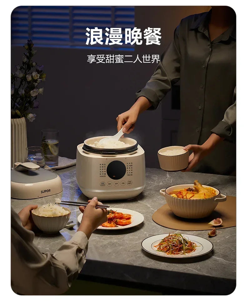 220V ectric Kitchen Appliance Pots Cooking Pressure Cooker Multifunctional Home Small Intelligent Automatic Cookware Multi A