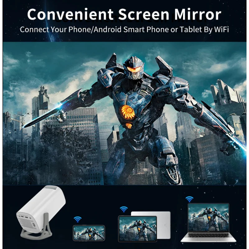 3000+Games Projectors 4K HD wifi 6 BT5.4 Android 11 64G home theaters sound Low noise Dual gamepads Outdoor Projetor