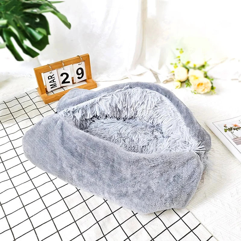 Folding cat nest winter warm car dog pad antifreeze pet plush platform general pets products accessory dogs supplies accessories