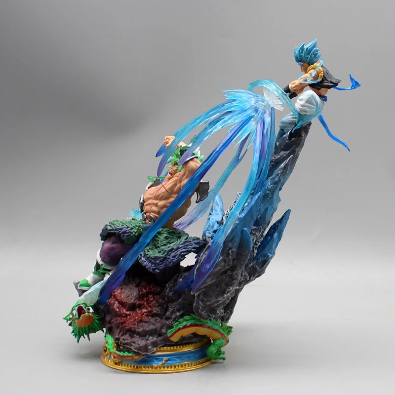 Dragon Ball Broly Gogeta Anime Figure Broly Vs Gogeta 23cm Figurine Model Pvc Statue Doll Collection Desk Decoration Toy Gifts