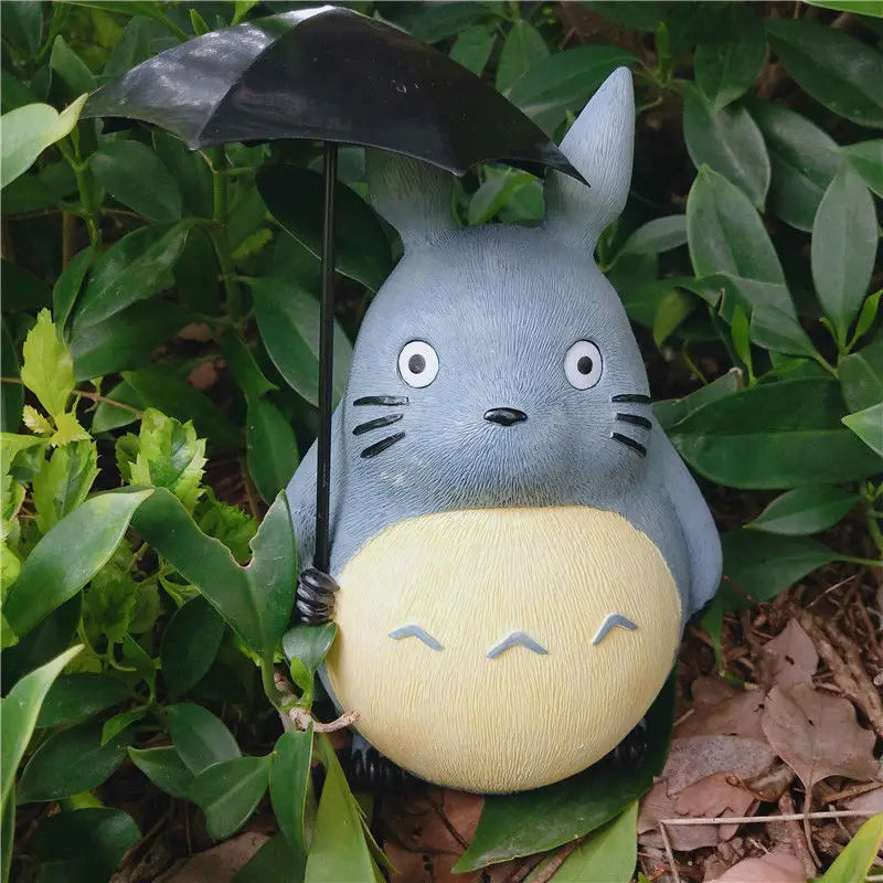 Large Garden Statue Cartoon Anime Totoroeds Sculpture Creative Kawaii Miyazakis Hayaos Totoros Resin Figurines Garden Home Decor