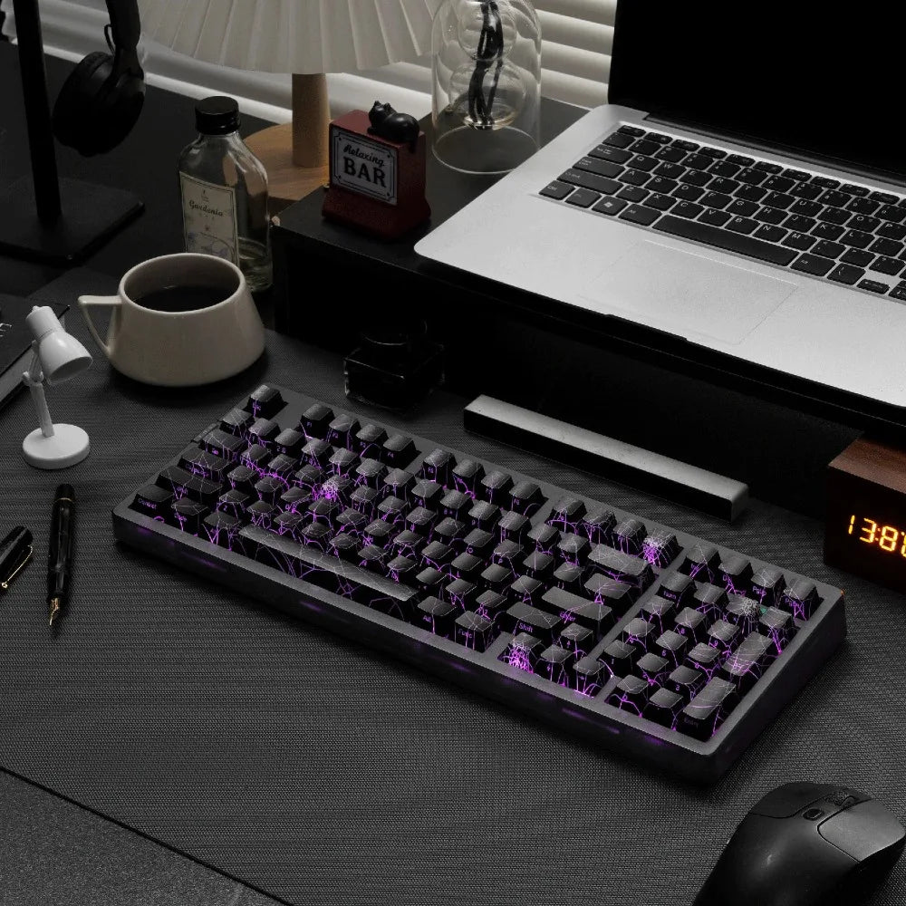 ZORNHER Zuohe ZH980 Mechanical Keyboard Custom RGB Gasket 3mode Hot Swap bluetooth wireless keyboard Desk gaming accessories