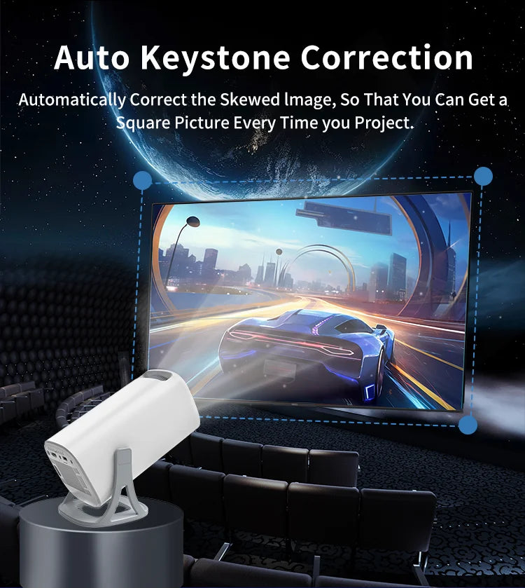 3000+Games Projectors 4K HD wifi 6 BT5.4 Android 11 64G home theaters sound Low noise Dual gamepads Outdoor Projetor