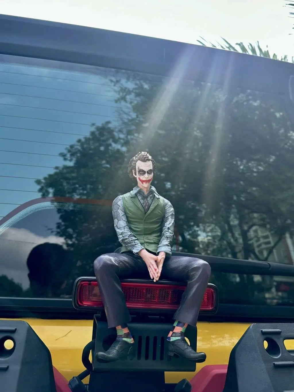 Anime Joker Car Interior Decorate Accessories Rear of Car Ornaments Center Console Accessories Cartoon Movie Gifts Doll Kid Toys