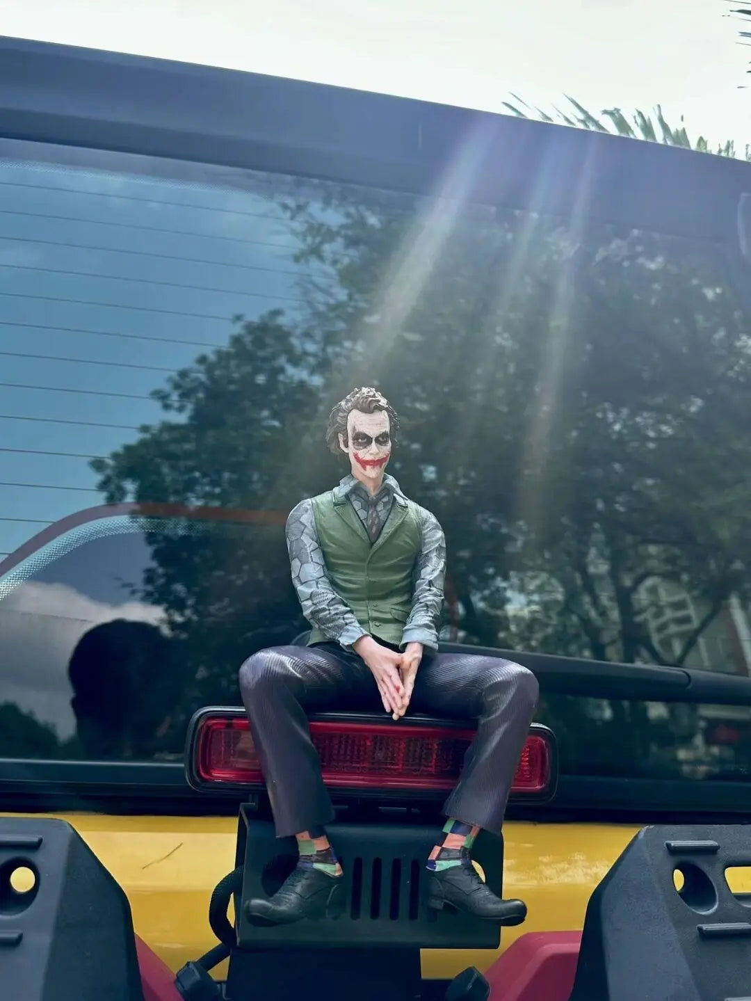 Anime Joker Car Interior Decorate Accessories Rear of Car Ornaments Center Console Accessories Cartoon Movie Gifts Doll Kid Toys