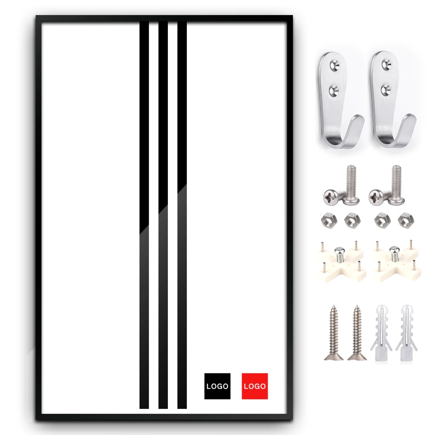 Wall Mount Display for LEGO 42171 Mercedes-AMG F1 W14 E 42207 Ferrari SF-24 F1 42206 Red Bull Racing RB20 F1--Display Wall only