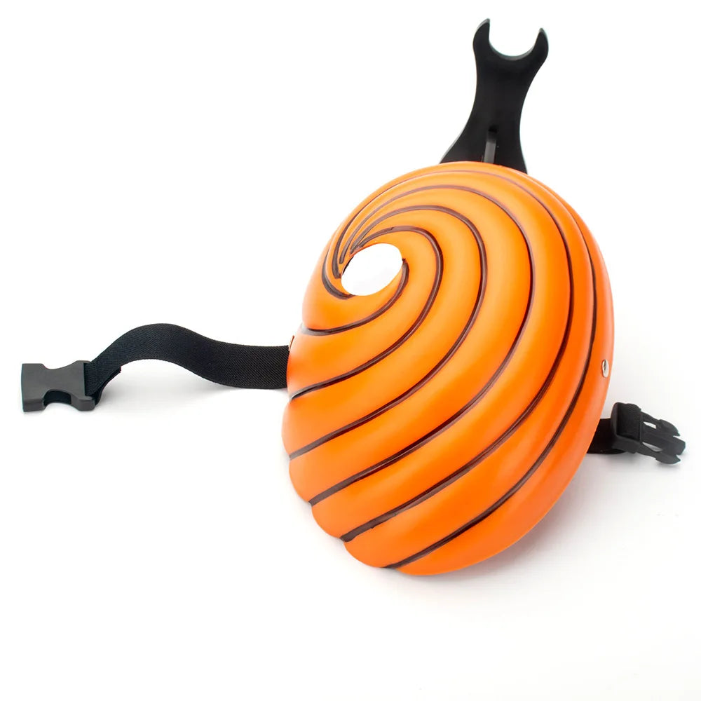 Anime Ninja Cosplay Uchiha Mask Tobi Obito Akatsuki Ninja Madara Cosplay Costume Props Halloween Party Mask Headgear Cos Obito