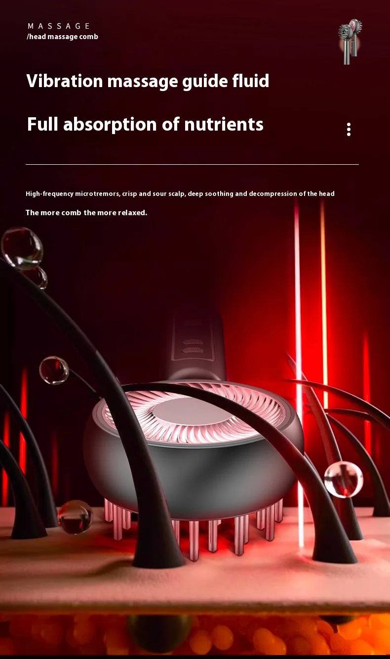 Scalp Massaging BrushShiatsu Hair Scalp Massager Electric Massager for Scalp & Hair Handheld Portable Massager Deep Muscle Relax