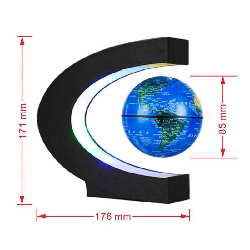 Magnetic Floating Levitation Globe LED World Map Electronic Antigravity Lamp Novelty Ball Light Home Decor Lamps Birthday Gifts