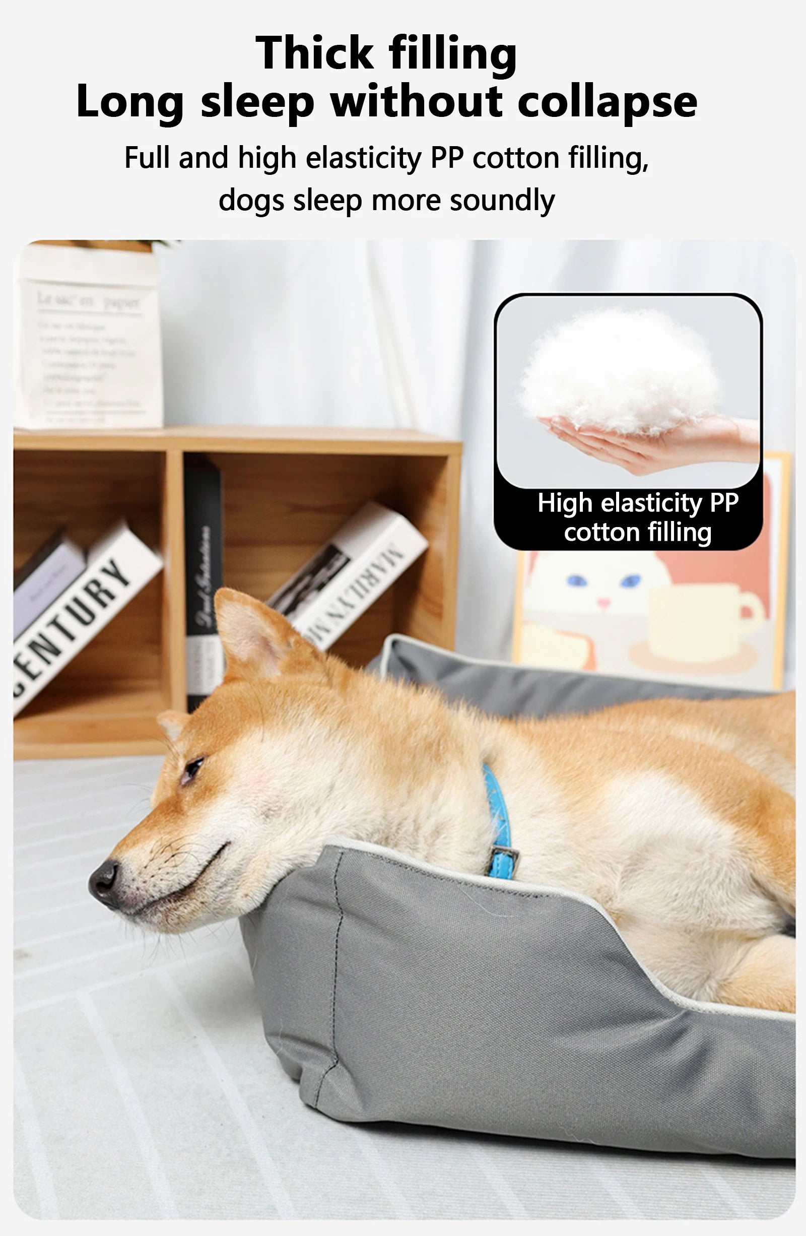 Removable Waterproof Dog Bed Upgrade 900D Oxford More Waterproof More Bite-resistant Dogs Beds for All Seasons Dog Accessories