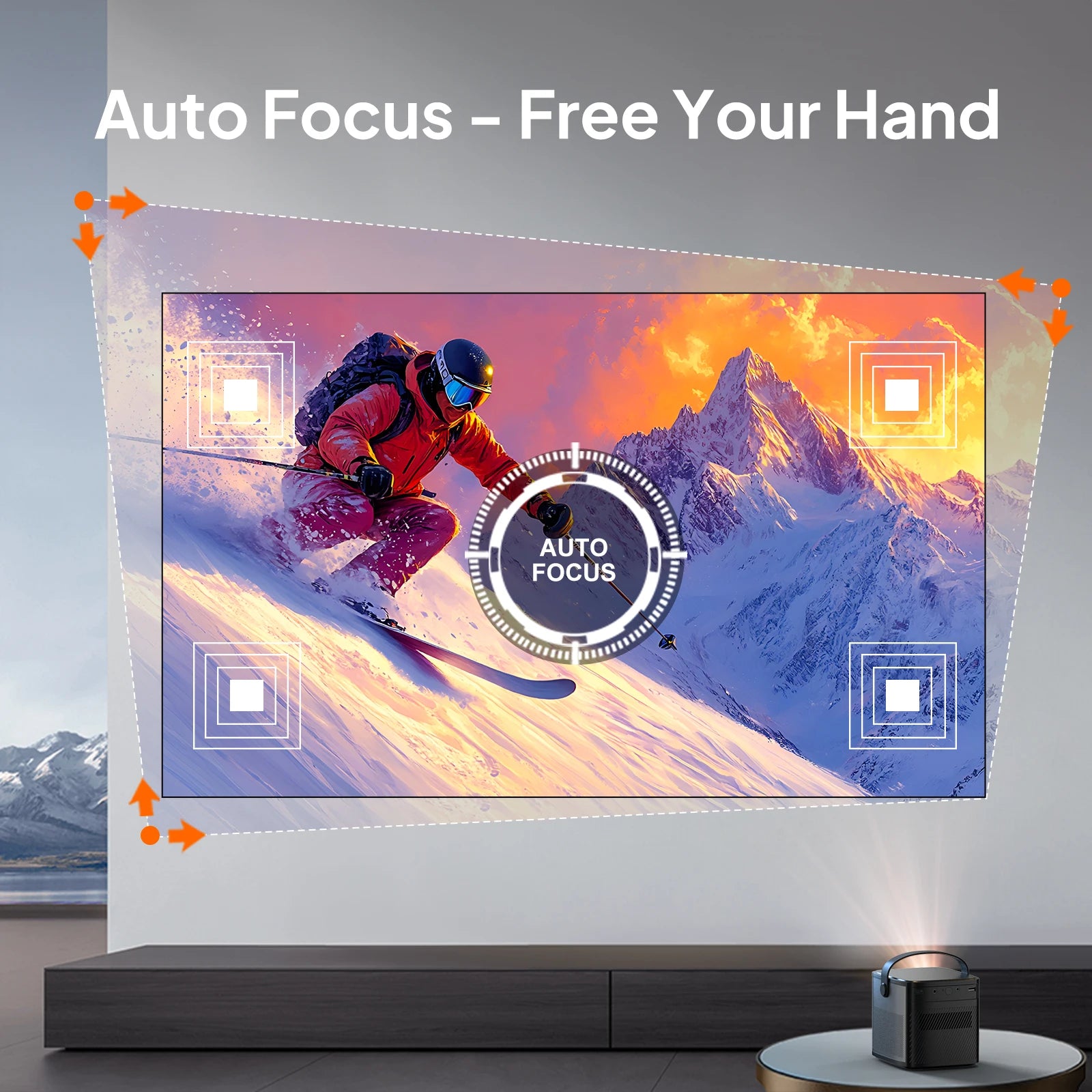 BYINTEK U80 Max Projector 3D 4K Cinema  Android 11.0 WiFi Mini Portable 1080P Home Theater Video DLP Projector with Battery