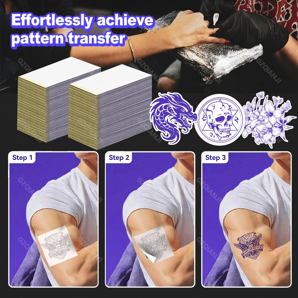 Mini Tattoo Stencil Printer AIMO MR3 80mm Wireless Thermal Tattoo Maker & 3inch Transfer Paper Fucos on Small Tattoo Pattern