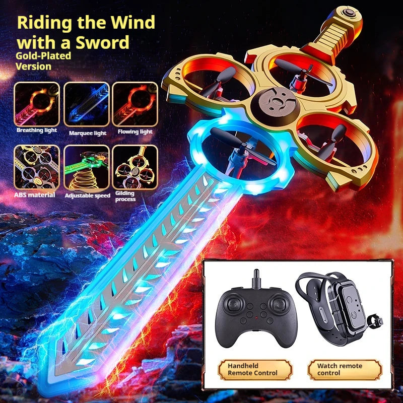 Hot Gesture Remote Control Flying Sword Flying Aircraft Flying Sword Stunt Aircraft Rolling One Key Lift Boy Christmas Toy Gift