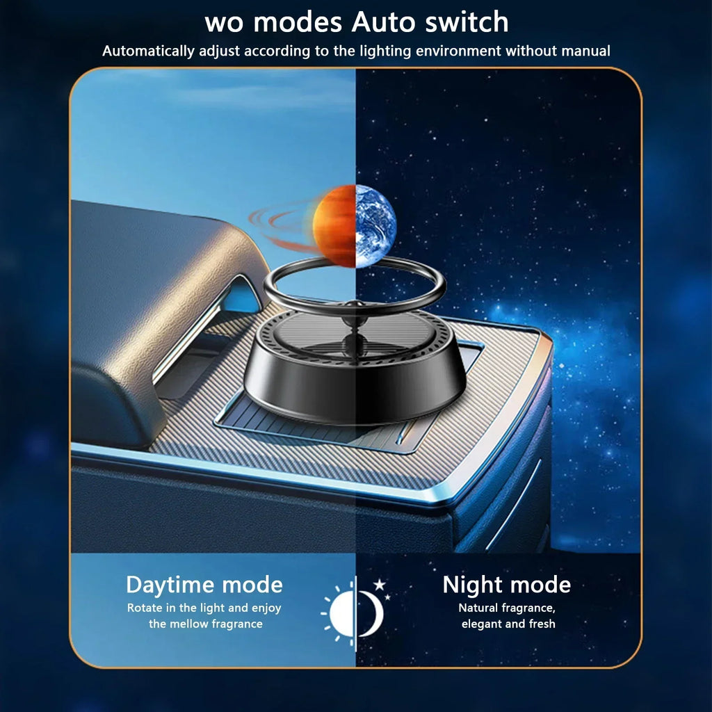 Car Air Freshener Jupiter Eearth Planet Auto Dashboard Aromatherapy Car Vehicle Interior Rotating Perfume Air Diffuser Decor