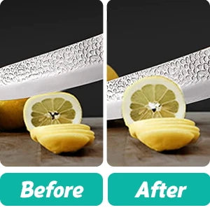 4-in-1 Kitchen Knife Sharpening Kit 3-Stage Sharpener Restores, Revives, and Polishes Blades + Repairs Scissors