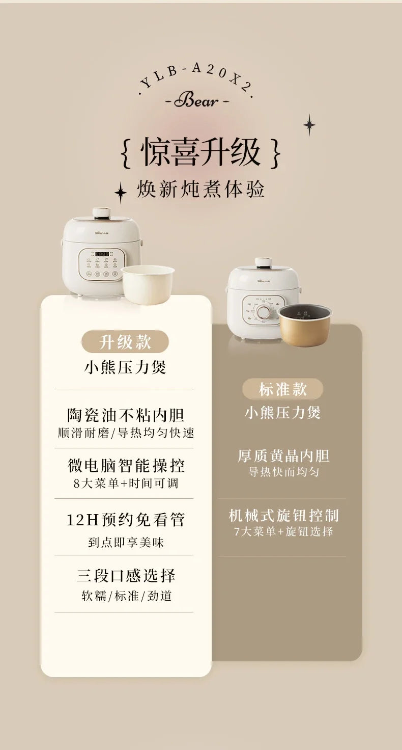 Electric pressure cooker mini new  domestic kitchen electric pressure cooker small  pressure cooker New style