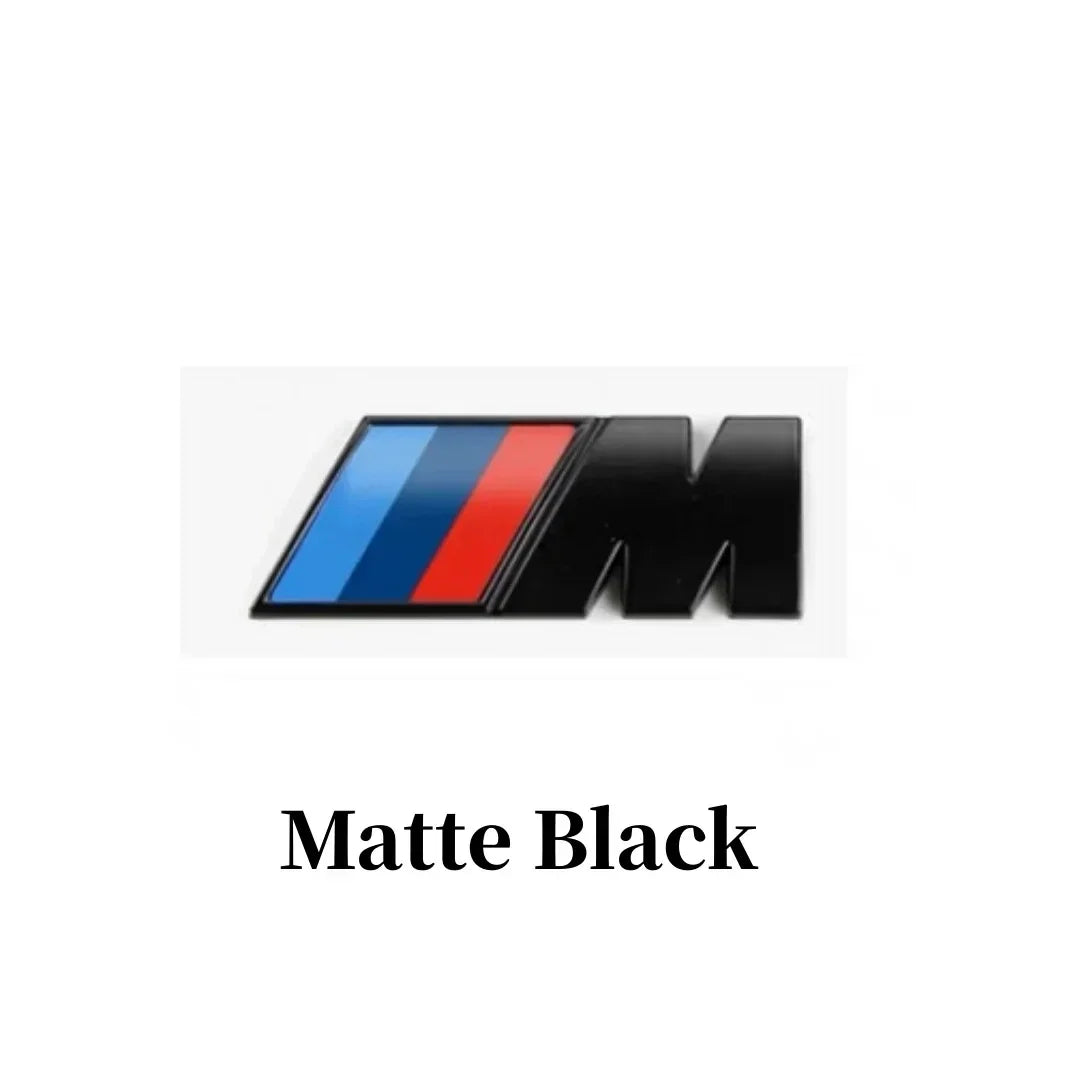 BMW M Tri-Color Emblem Badge for 1/3/5/7 Series X1 X3 X5 X6 Waterproof Fender & Trunk 3D Logo Sticker M Sport Car Accessories