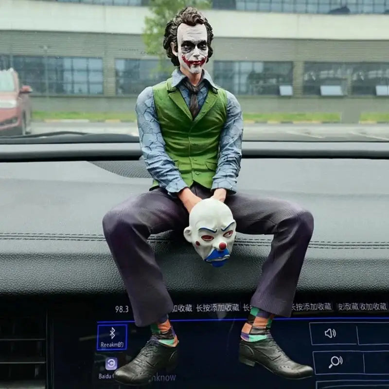 Anime Joker Car Interior Decorate Accessories Rear of Car Ornaments Center Console Accessories Cartoon Movie Gifts Doll Kid Toys
