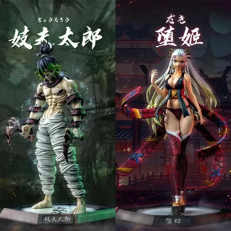 Anime Action Figure Demon Slayer Figures Daki Kokushibo Yoriichi Tsugikuni Douma Inosuke Kimetsu No Yaiba Figure Model Toy Gifts