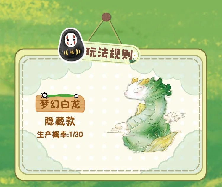 Hayao Miyazaki Fantasy Journey Blind Box Night Light Anime Movie Ornament Decoration Gift Toy Surprise Mystery Box