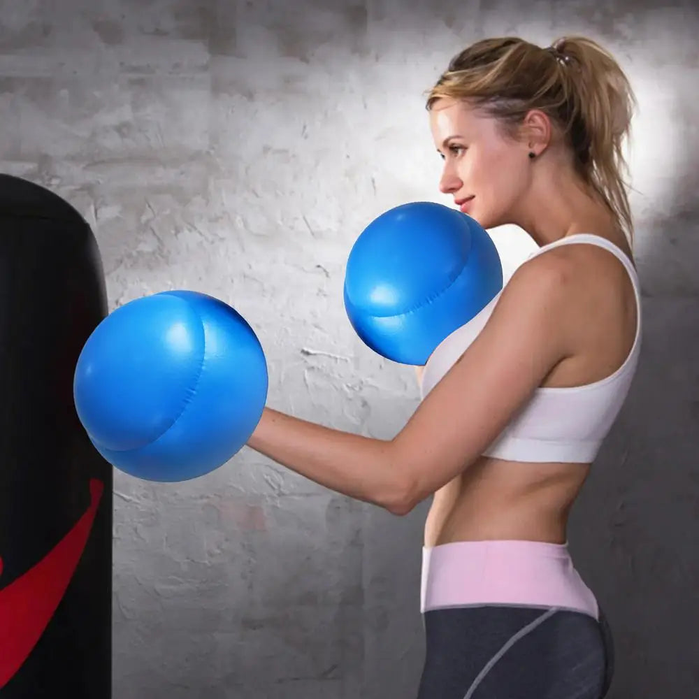 Inflatable Boxing Gloves PVC Boxing Exercise Gloves Interactive Boxing Glove Balloons Workout Punching Mittens 1 Pair
