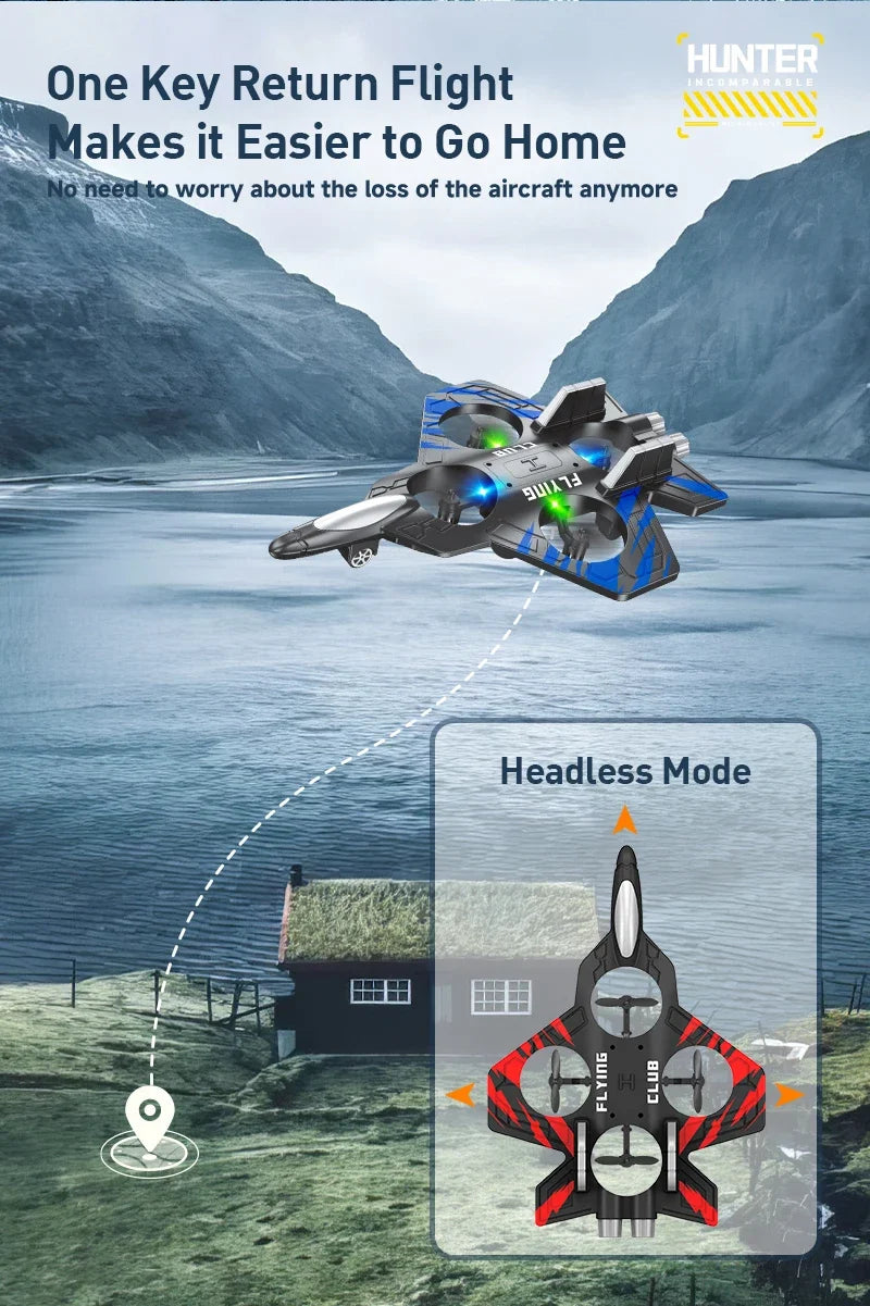 RC Aircraft EPP Foam Stunt Glider Electric Fighter Remote Control Airplane Fall Resistant Plane Toys for Boys Kids CZ01 CZ63