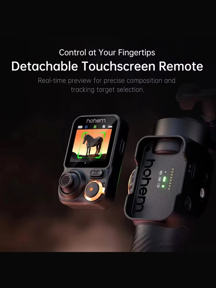 Hohem iSteady  M6 3-Axis Handheld Stabilizer hohem m7 Gimbal for Smartphone w Magnetic Fill Light Face Tracking pk weebill m7