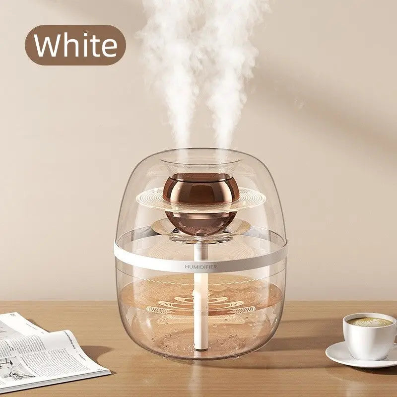 MSS 2-in-1 Air Purifier Cool Mist Humidifier - Double Nozzle & Night Light, Ideal for Bedroom, Living Room & Office Desktop